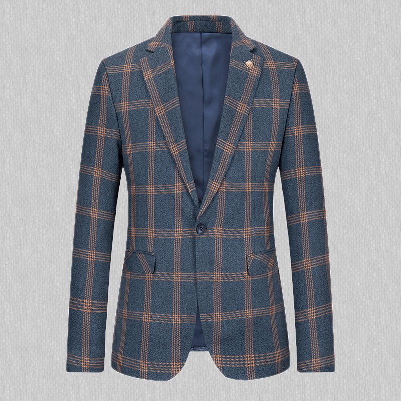 Men's Trendy Slim Fit Small Business Suit Casual Handsome Coat