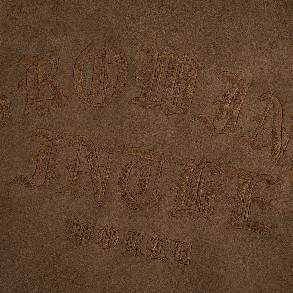 Men's Loose Embroidered Letters American Retro Jacket - Image 3