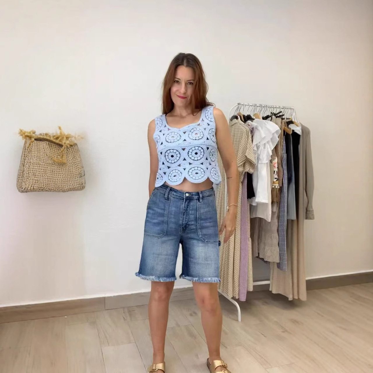 European And American Style Women's Heavy Industry Wash Straight All-matching Slim Jeans - Image 5