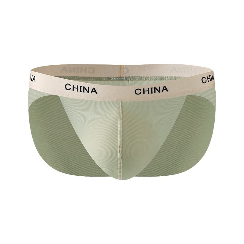 Triangle Underwear Men's Ice Silk Light Transparent Men's Nude Feel Low Waist - Image 5