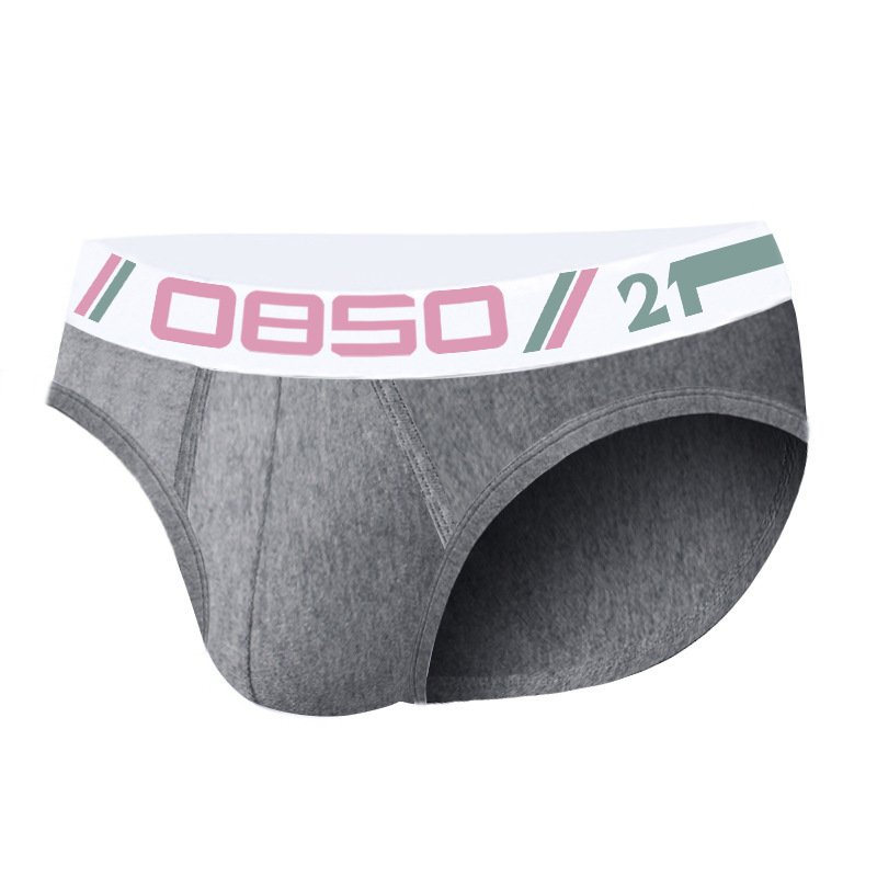 Men's Cotton Underwear Sexy Comfortable Breathable Solid Color Low Waist Convex - Image 8