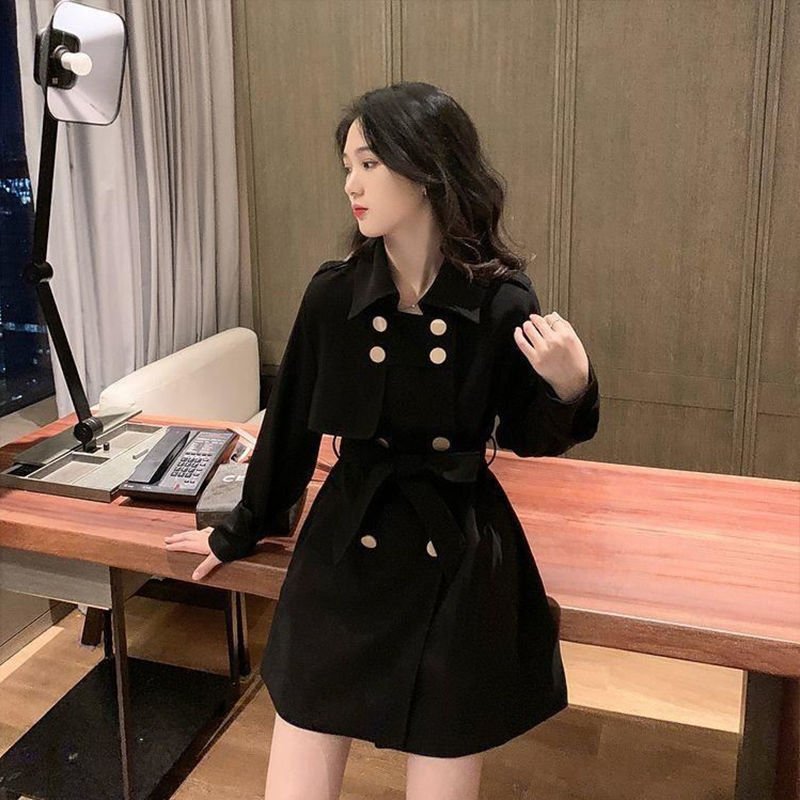 Mid-length Waist Trimming Trench Coat Women - Image 7