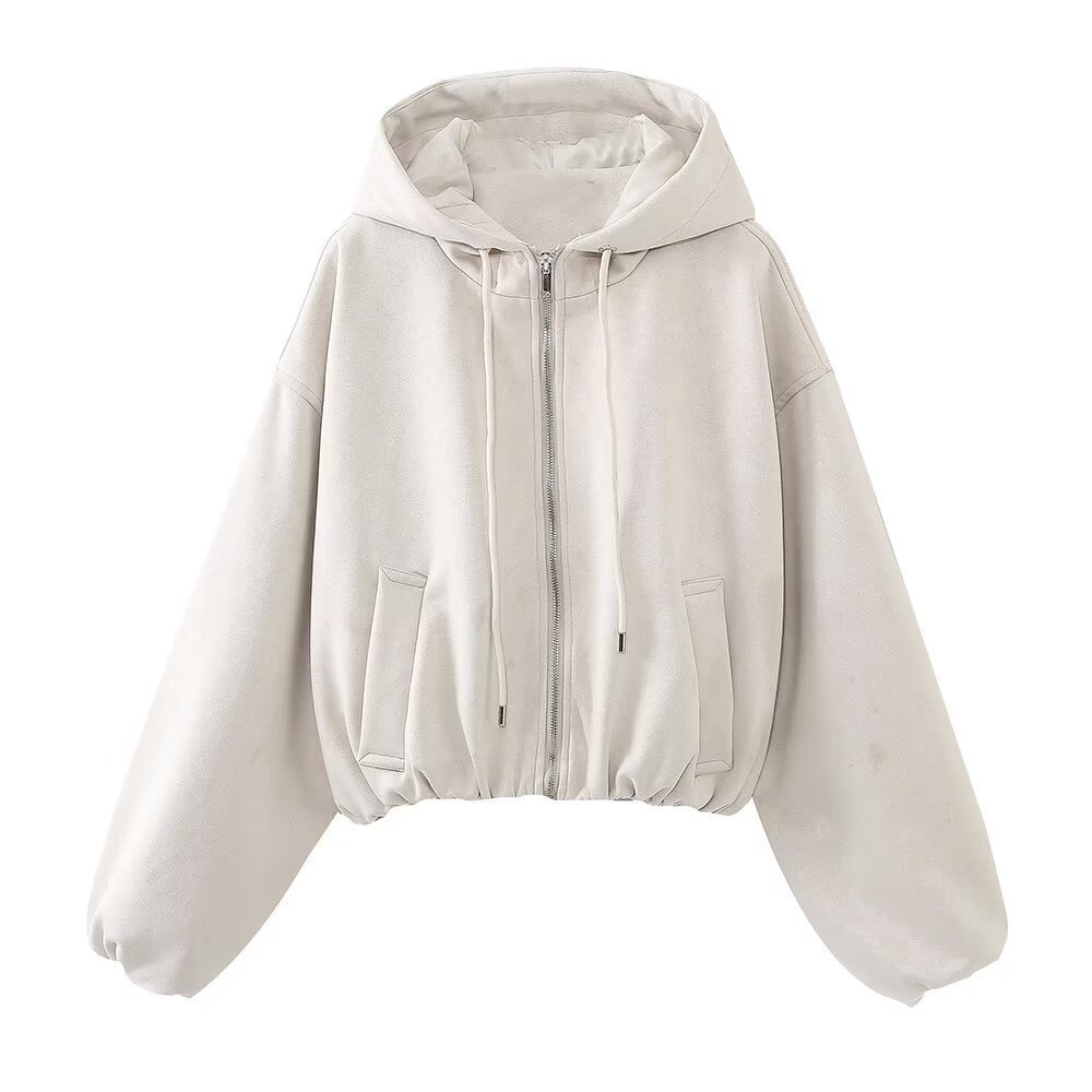 New Women's Fashion Hooded Jacket Coat - Image 2