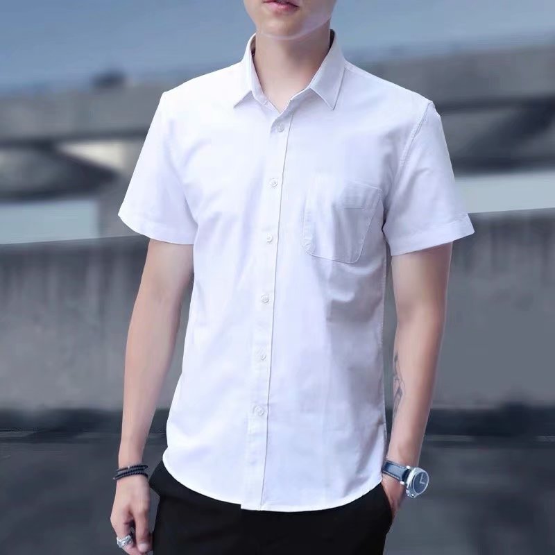 Trendy Handsome Summer Short Sleeve Men's Shirt - Image 2