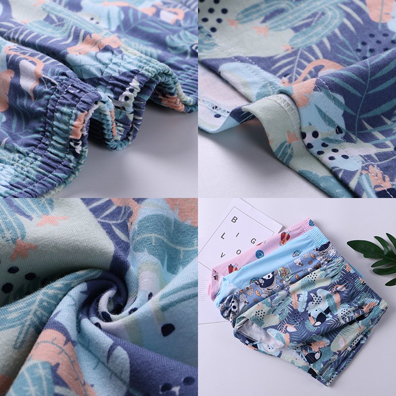 Men's Underwear Cotton Printed Boxers Loose Comfortable Personality Boxers - Image 4