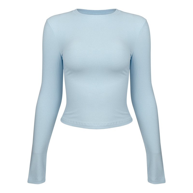Yoga Women's Sport Long Sleeves Slim Fit Thin Fitness Clothes - Image 7