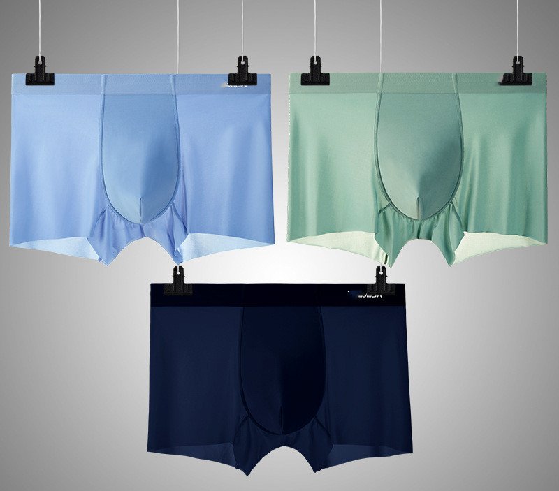 Men's Ice Silk Traceless Quadrangle Pants Underpants - Image 3