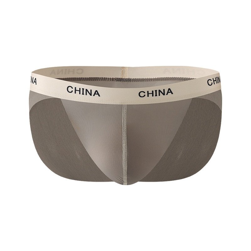 Triangle Underwear Men's Ice Silk Light Transparent Men's Nude Feel Low Waist - Image 10