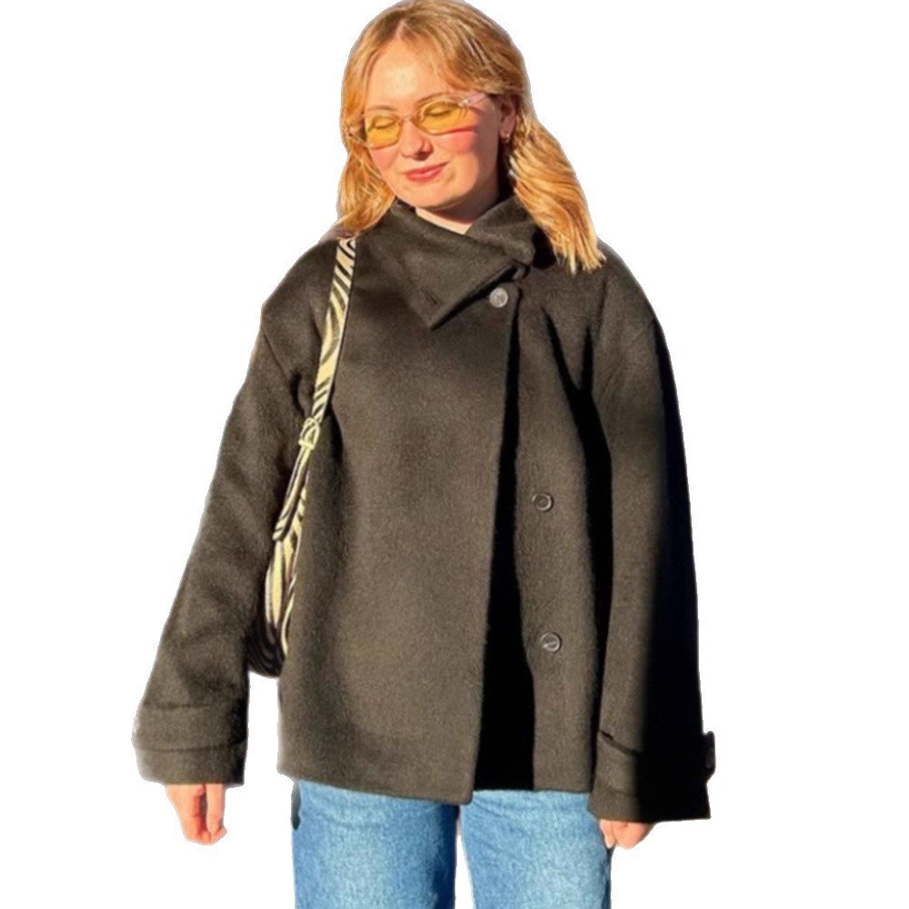 High-grade Graceful Stand Collar Short Coat - Image 5