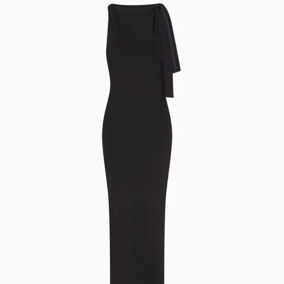 Sloping Shoulder New Women's Fashion Dress - Image 5