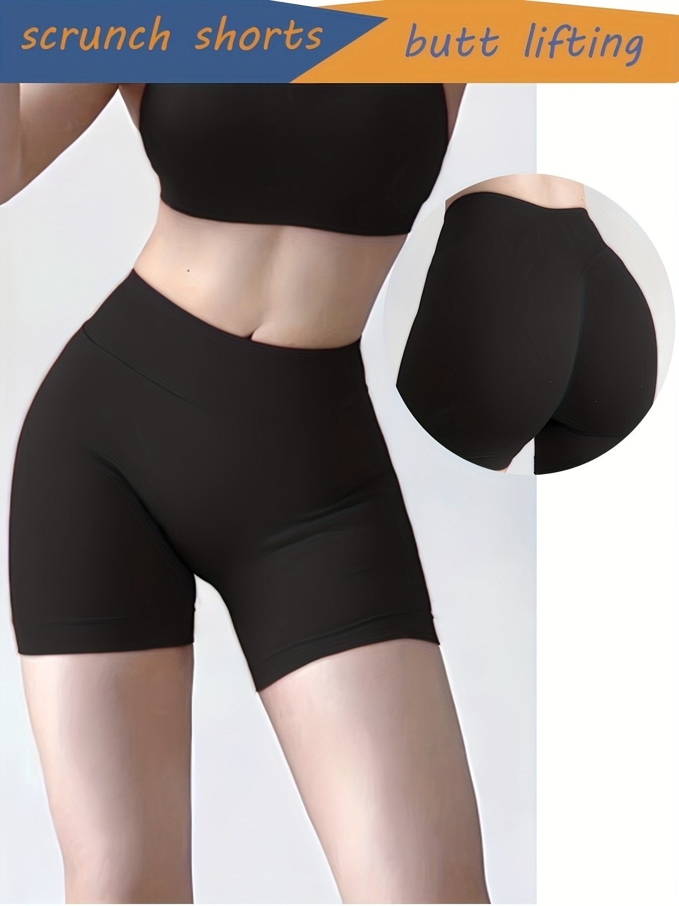 High-Waisted Yoga Shorts - Quick-Dry & Squat-Proof - Image 6