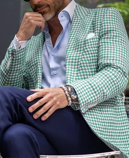 Men's Two-button Large Pocket Suit Jacket - Image 6