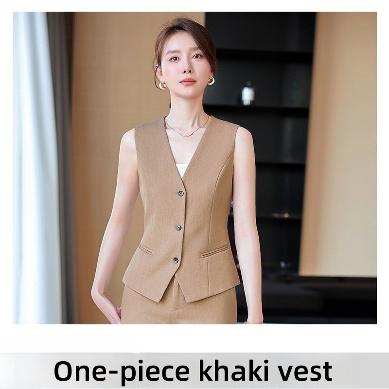Women's Outer Wear Vest Waistcoat Hotel Receptionist Uniform Work Clothes - Image 8