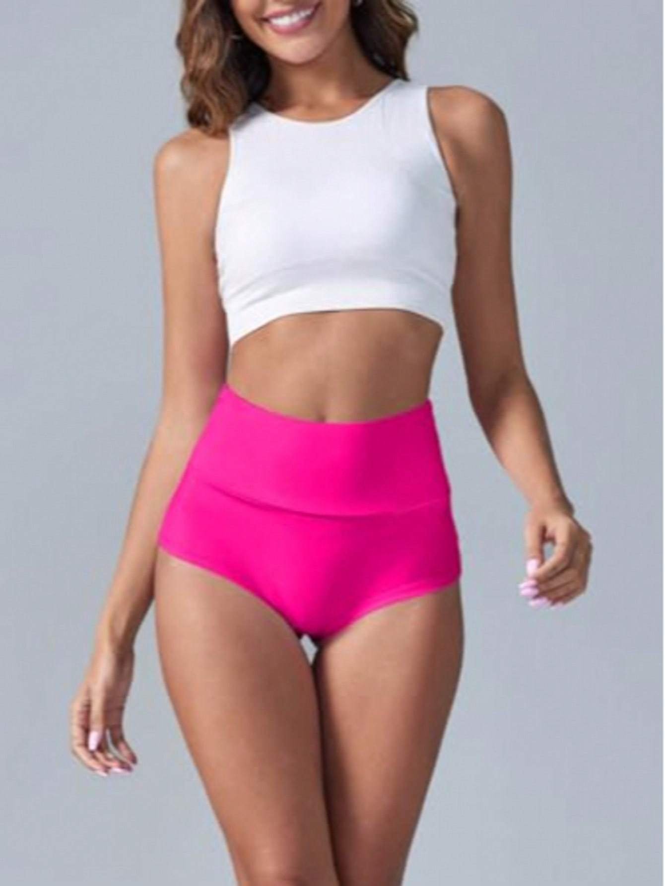 BZB Women's High Waist Yoga Shorts Gym Workout Booty Dance Hot Pants Athletic Butt Lifting Sports Leggings - Image 3