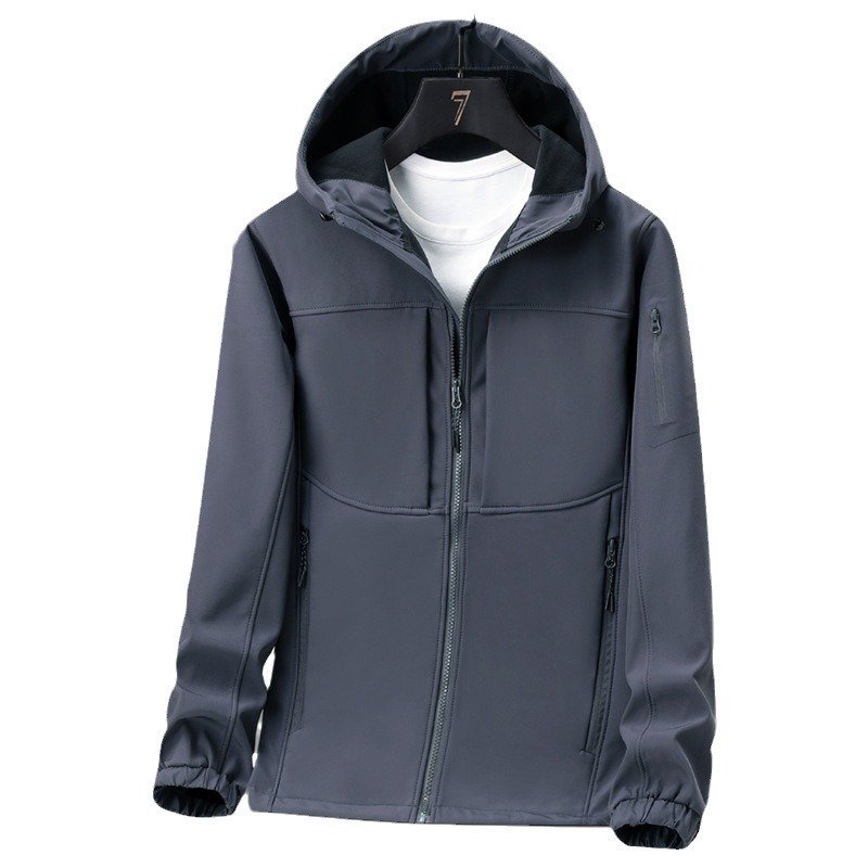 Spring Autumn And Winter Soft Shell Jacket Male - Image 5