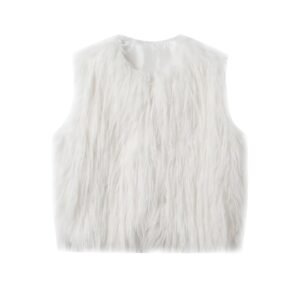 Women's Fashion Small Waistcoat Artificial Fur Vest