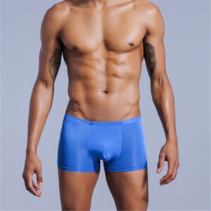 Translucent elastic comfortable boxer shorts