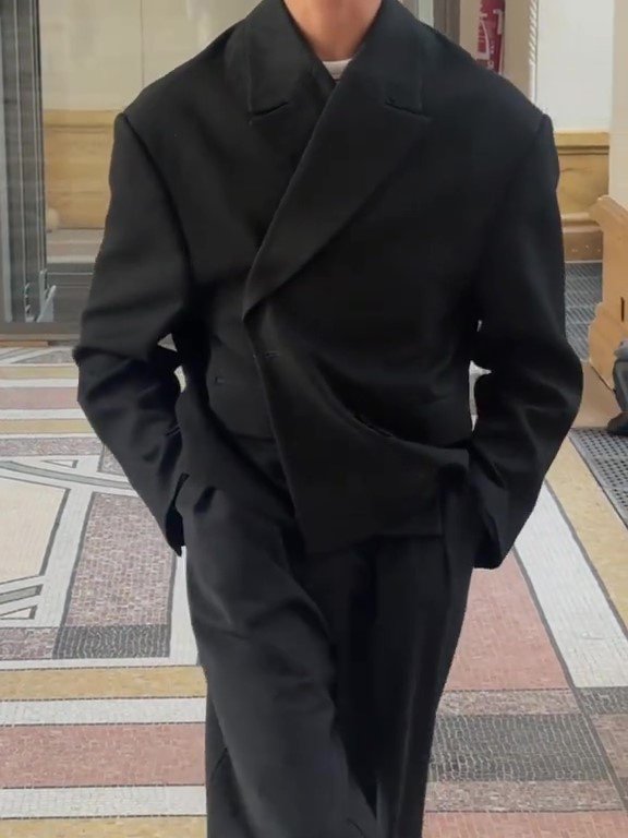 Casual Solid Color Oversized Blazers - Image 4