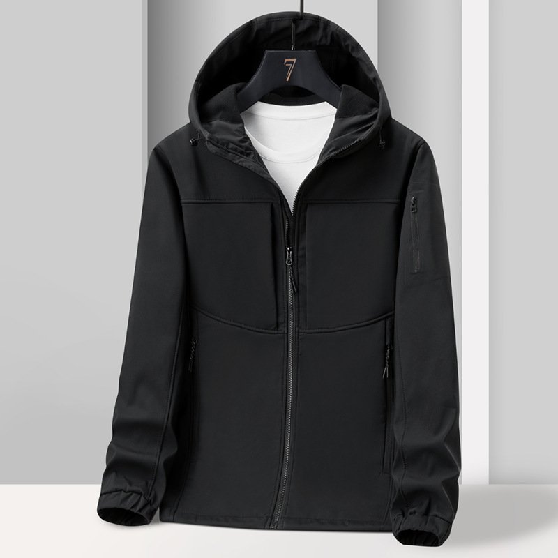 Spring Autumn And Winter Soft Shell Jacket Male - Image 2