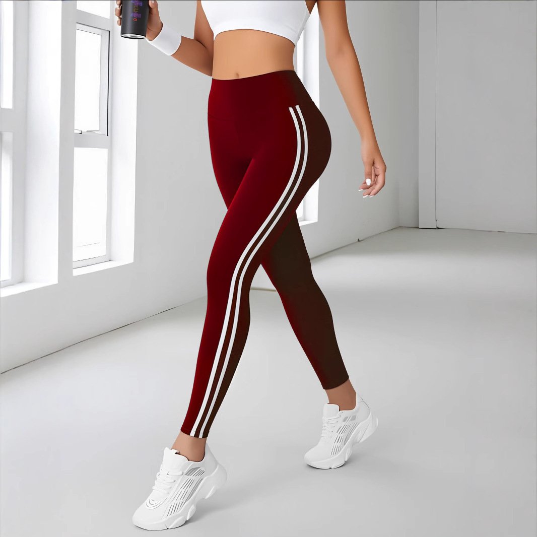 High Waist Hip Lift Tight Belly Trimming Fitness Sports Pants - Image 4