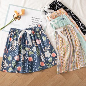 Thin Artificial Cotton Shorts Loose Casual Suitable For Daily Wear Japanese Trousers Home Shorts