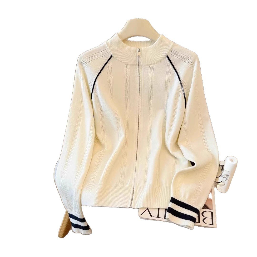 Design Sense Fashion Zipper Cardigan Outerwear - Image 5