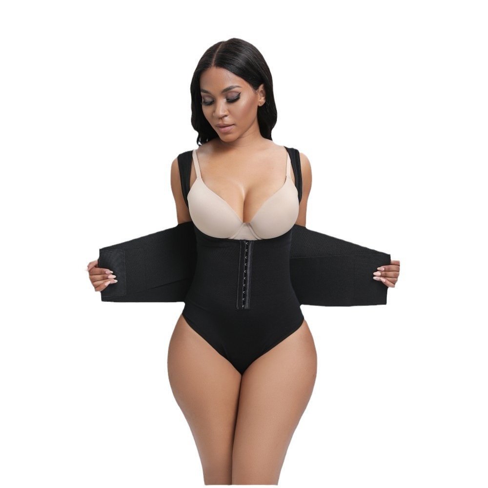 Belly Contracting Sports Waist Seal Breathable Shapewear Fitness Breasted Hip Lifting Corset - Image 3