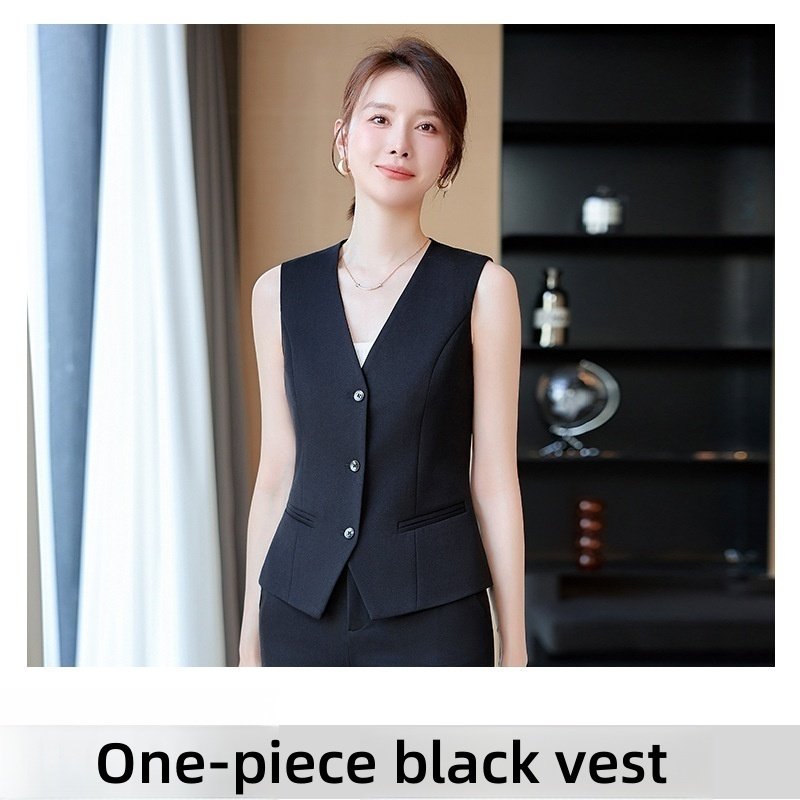 Women's Outer Wear Vest Waistcoat Hotel Receptionist Uniform Work Clothes - Image 6