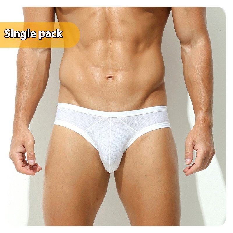 Sexy Back Hollow Men's Briefs Low Waist Sexy Three-dimensional - Image 6