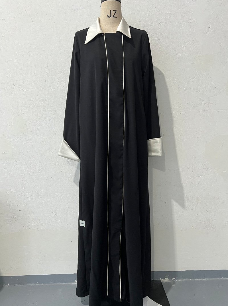 Women's Retro Biker's Mid-length Coat - Image 6