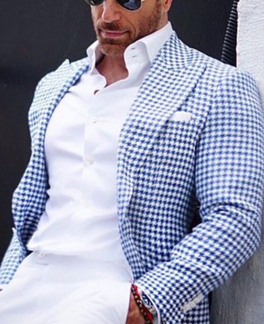 Men's Two-button Large Pocket Suit Jacket - Image 4