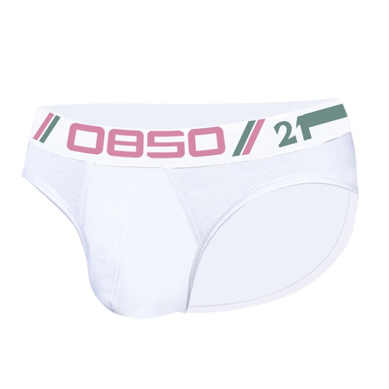 Men's Cotton Underwear Sexy Comfortable Breathable Solid Color Low Waist Convex - Image 6