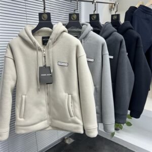 Polar Fleece Jacket Winter Men's Fleece-lined Thickened