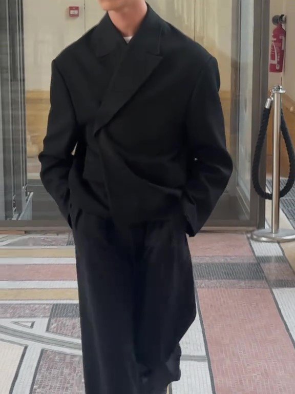 Casual Solid Color Oversized Blazers - Image 2