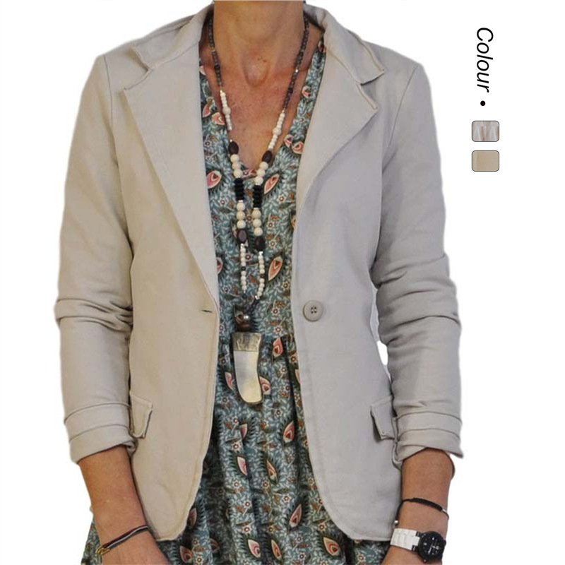 Lapel One Button Fashion Small Suit Ladies