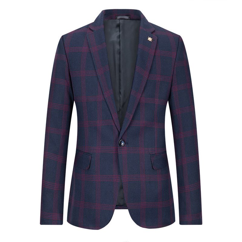 Men's Trendy Slim Fit Small Business Suit Casual Handsome Coat - Image 6