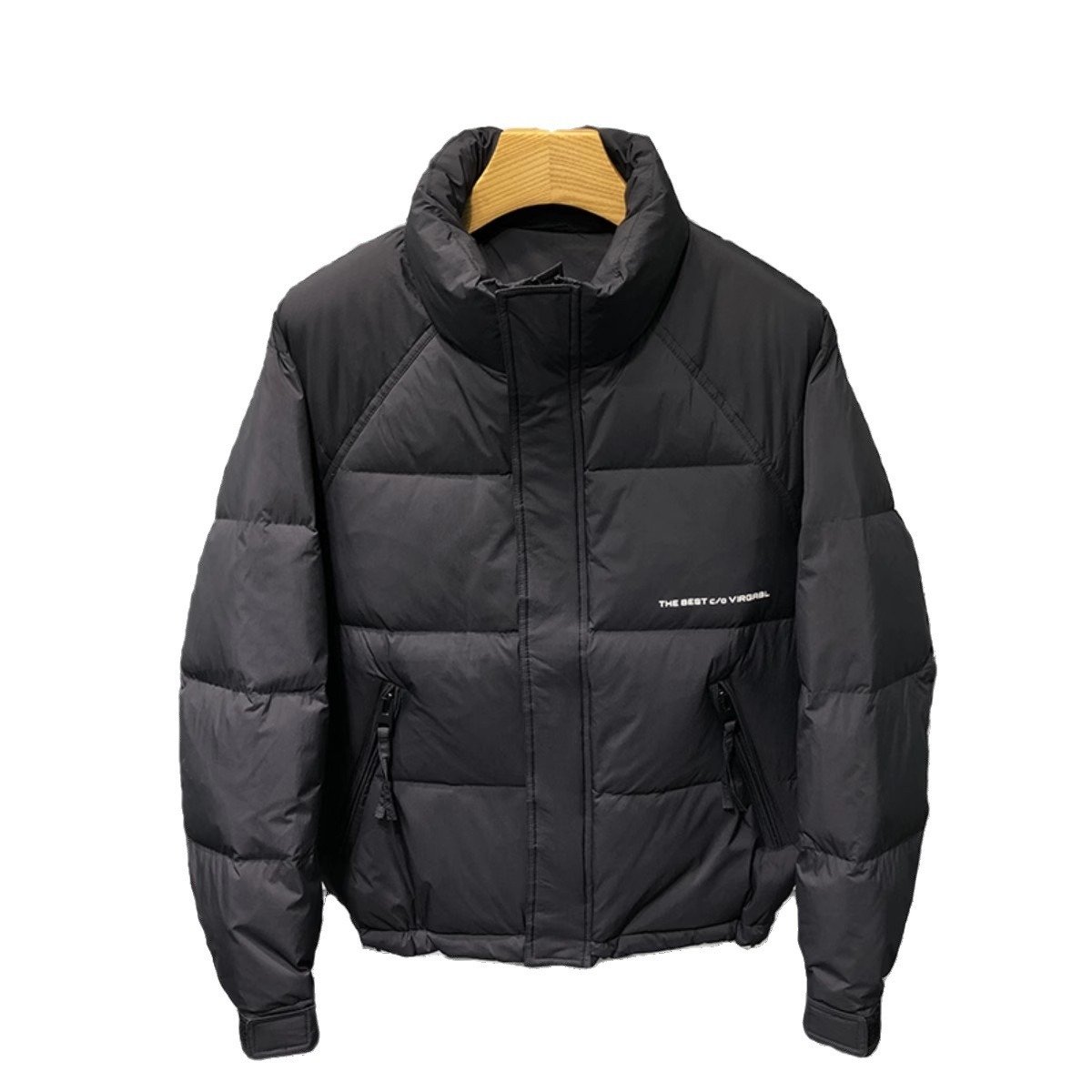 Stand Collar Men's Down Jacket Rooms Thick Warm Jacket - Image 5