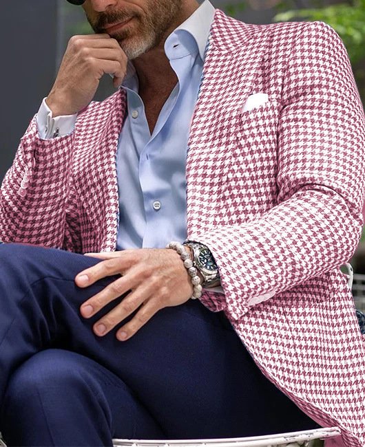 Men's Two-button Large Pocket Suit Jacket - Image 7