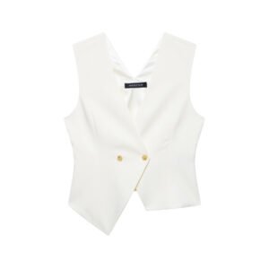 Summer V-neck Wear Asymmetric Vest