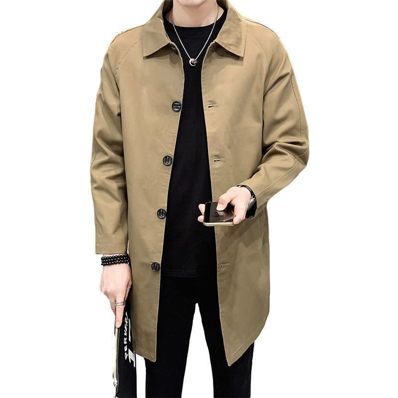 Men's Casual Loose Mid-length Coat - Image 3