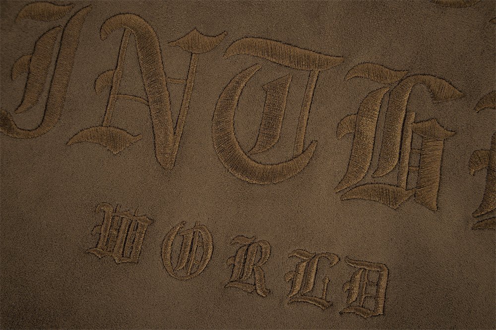 Men's Loose Embroidered Letters American Retro Jacket - Image 8