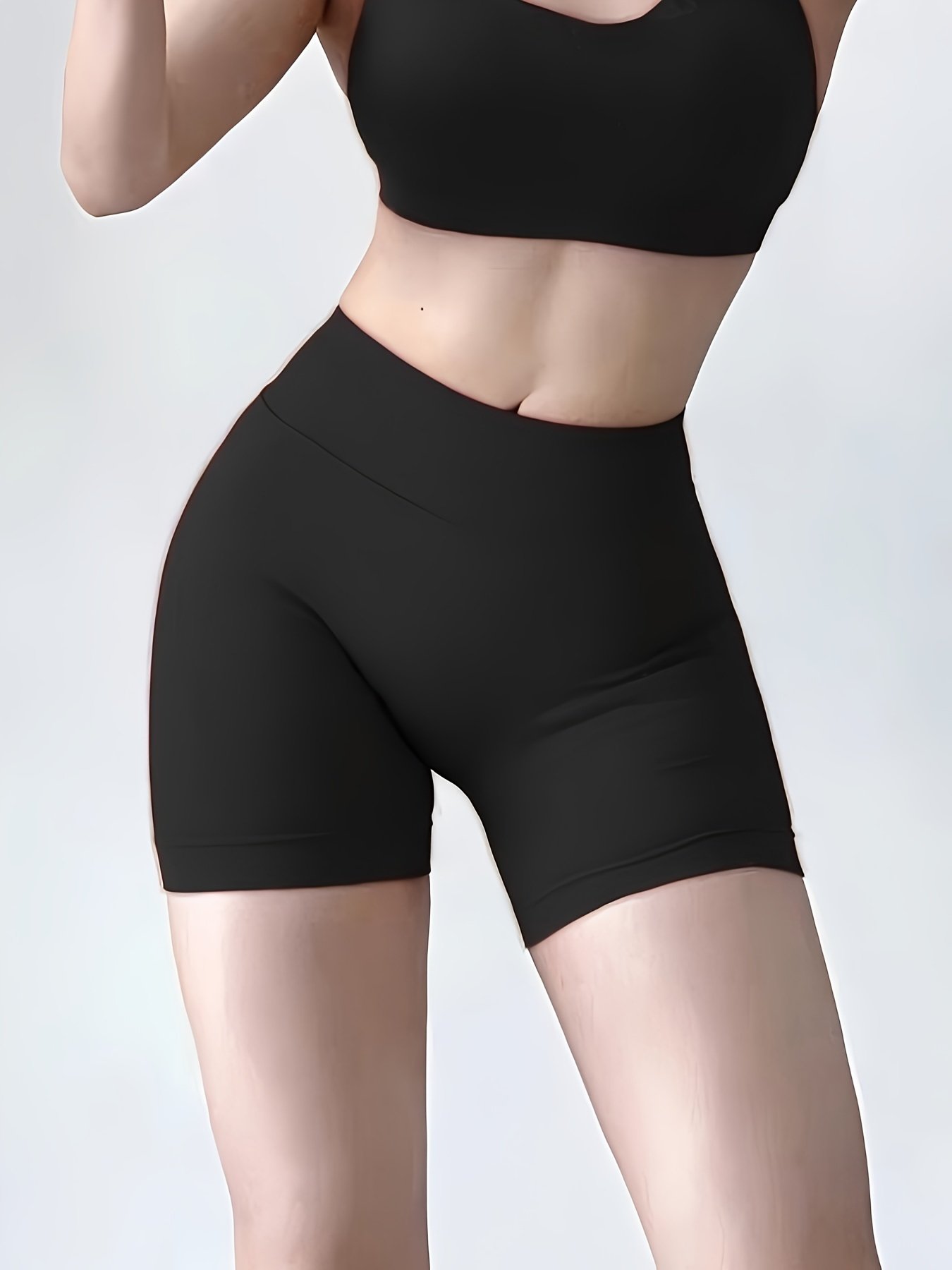 High-Waisted Yoga Shorts - Quick-Dry & Squat-Proof - Image 8