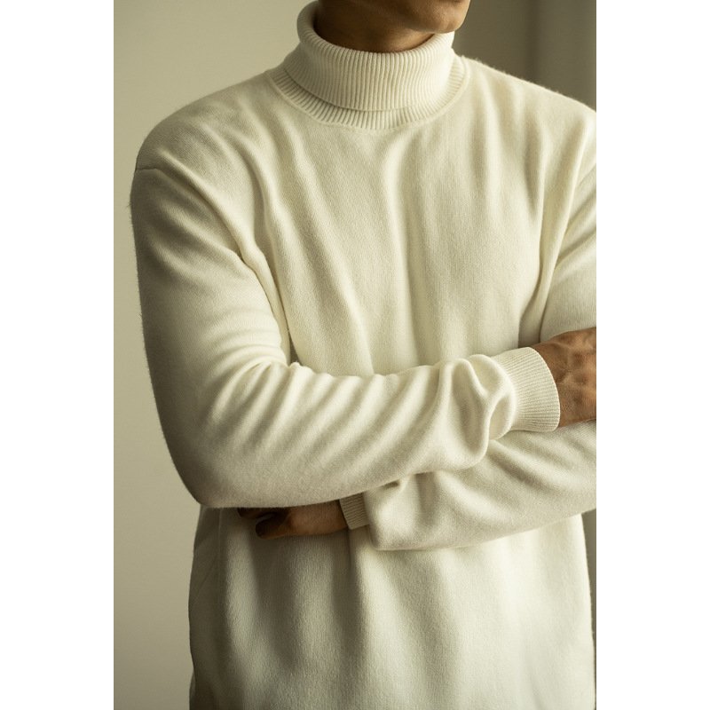 Men's Long-sleeved Sweater For Warmth Bottoming Shirt - Image 5