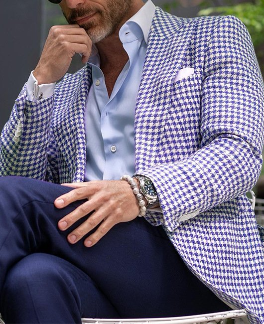 Men's Two-button Large Pocket Suit Jacket - Image 5