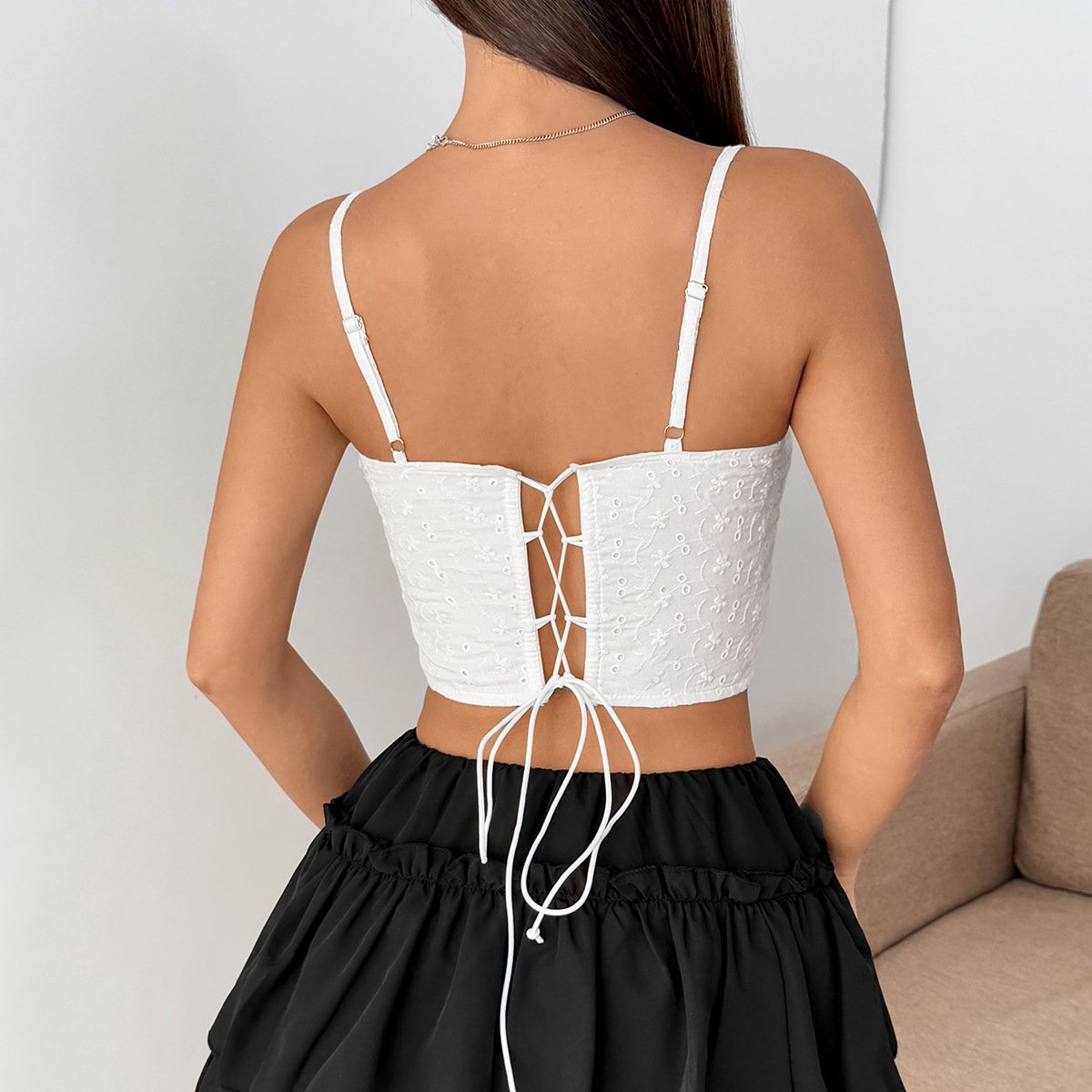 Street Hot Girl Sexy Low-cut Sling - Image 5