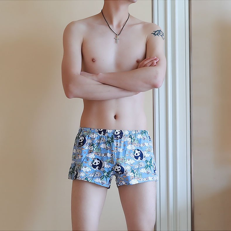 Men's Underwear Cotton Printed Boxers Loose Comfortable Personality Boxers - Image 9