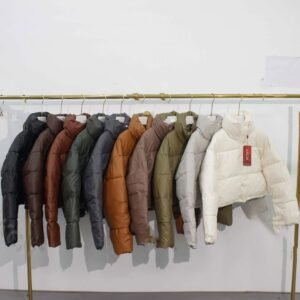 Down Jacket Women's Short Stand-up Collar Thick