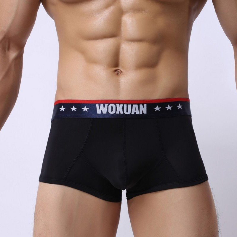 Ice Silk Men's New Boxers Ultra-thin Fashion Transparent - Image 3