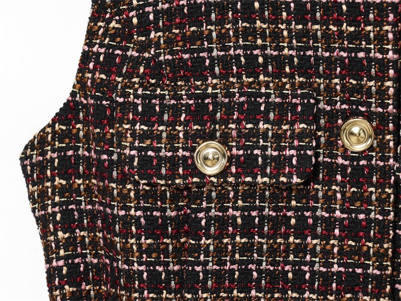 Women's Fashionable Belt Texture Top Vest - Image 5