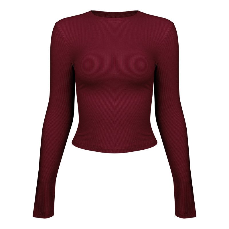 Yoga Women's Sport Long Sleeves Slim Fit Thin Fitness Clothes - Image 4